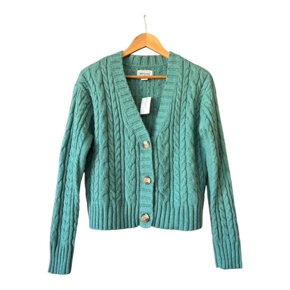 American Eagle Outfitters Sweaters - American Eagle Cropped Cable Knit Cardigan Size S